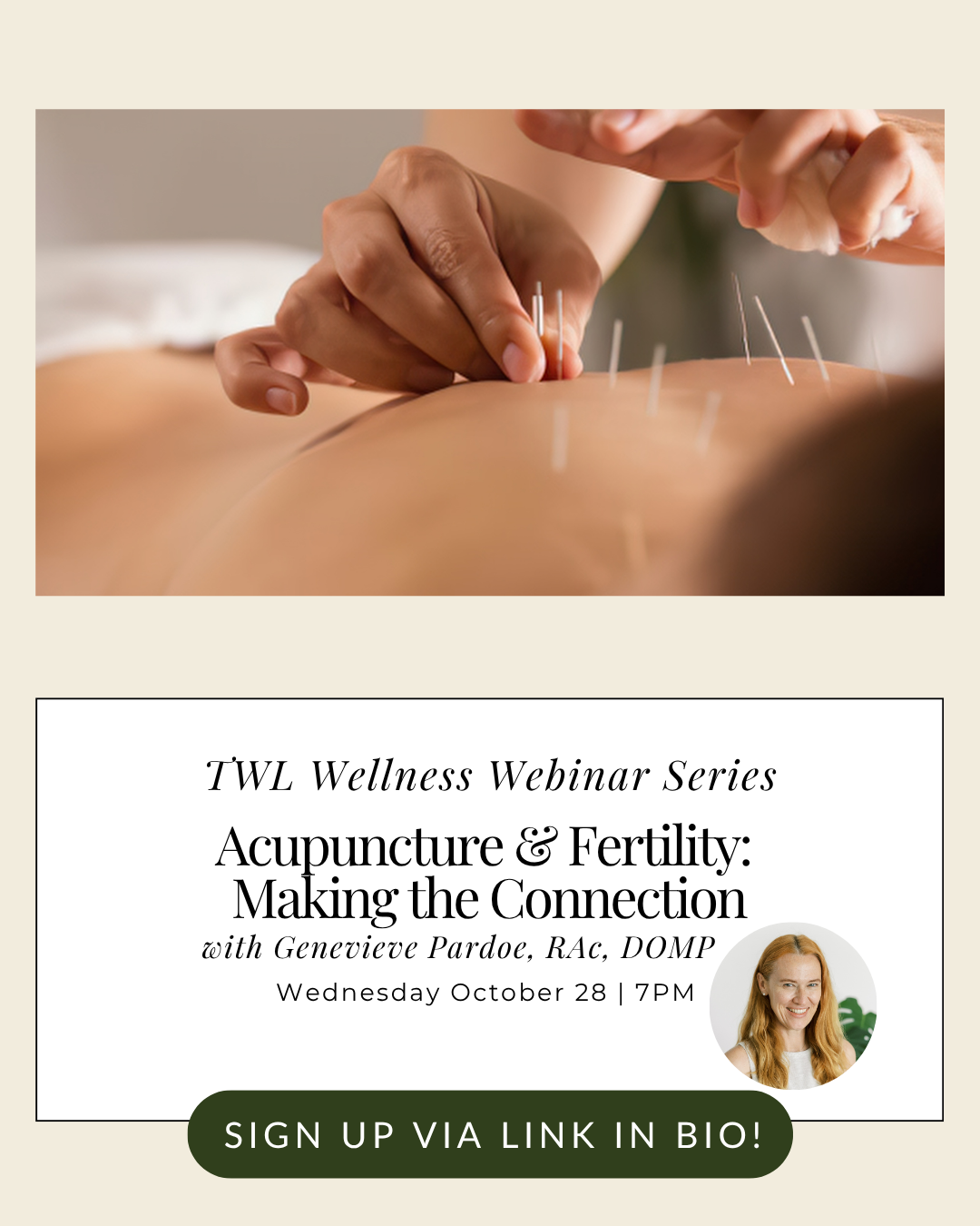 Acupuncture & Fertility - Making the Connection: A Free Webinar