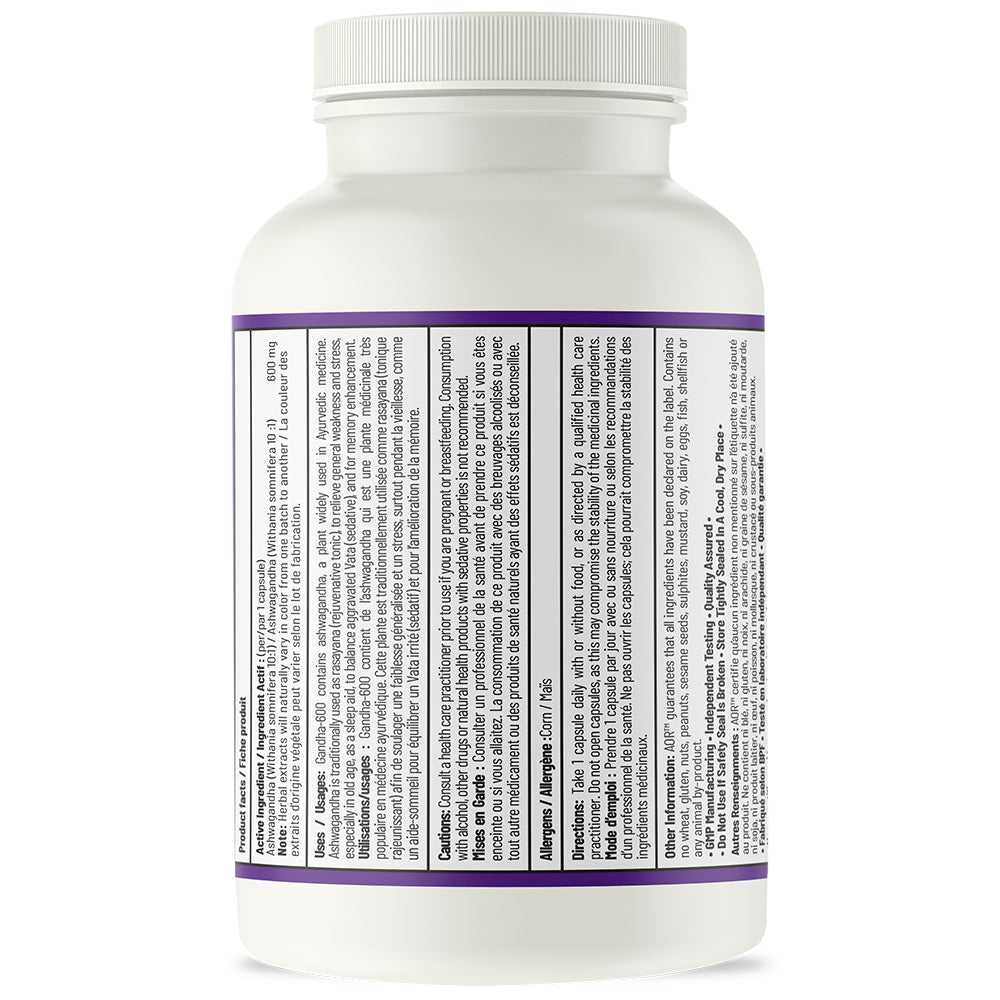 AOR Gandha-600 (Ashwagandha) 120 caps