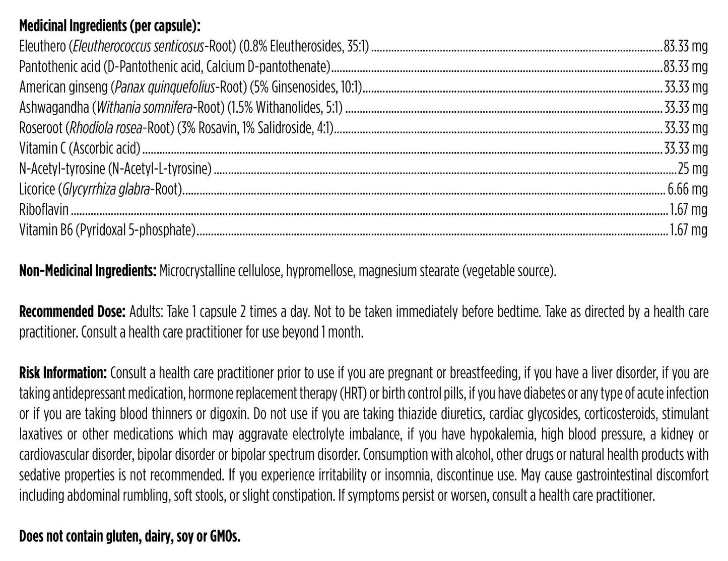 Designs for Health Adrenotone