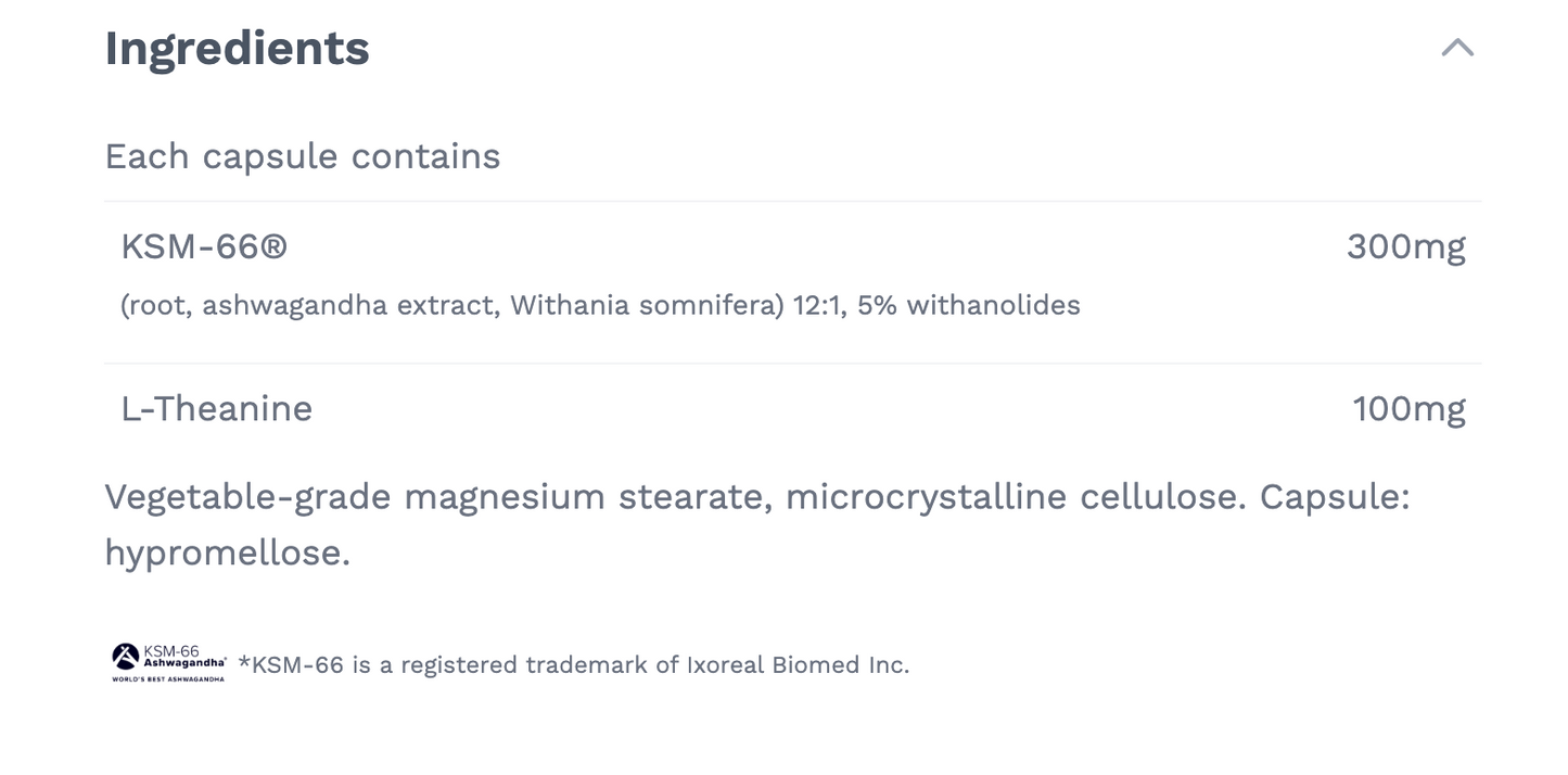 Cytomatrix Ashwagandha Matrix