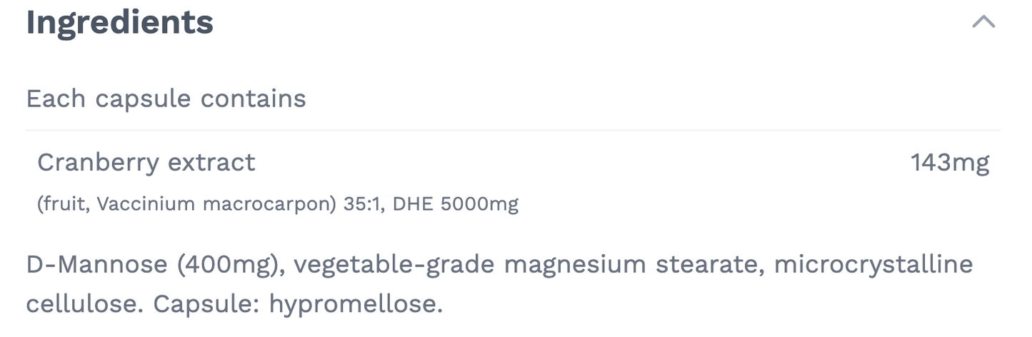 Cytomatrix Cran Mannose