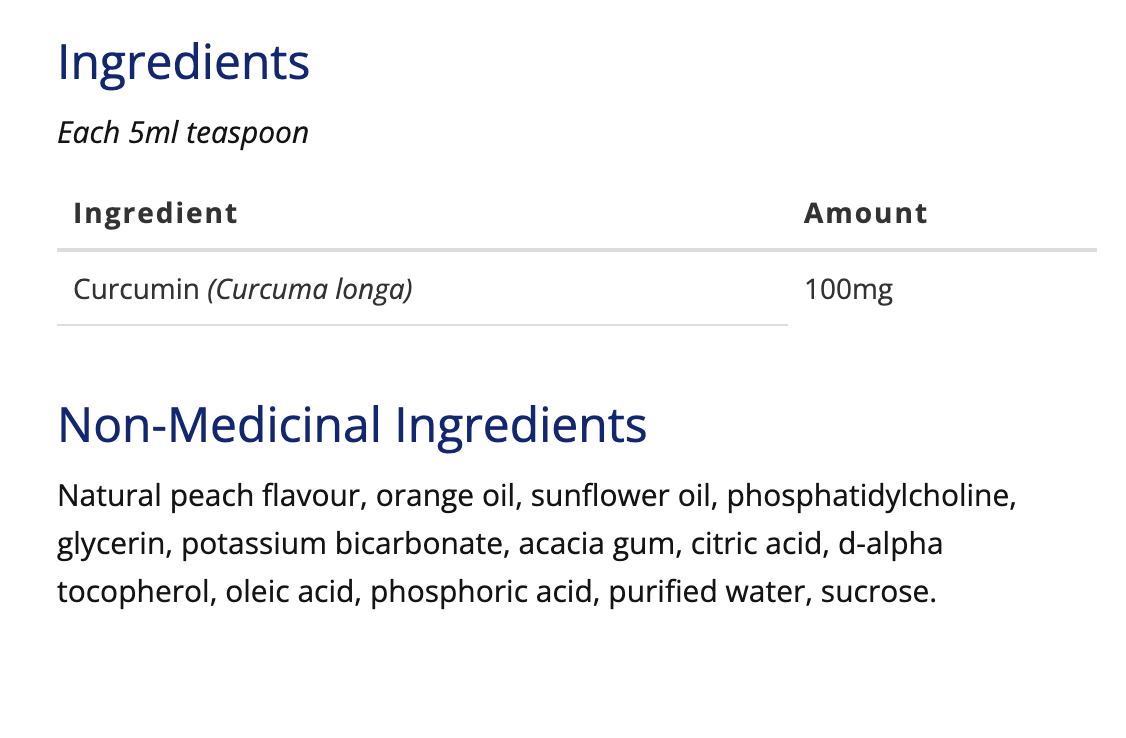 CanPrev Liposomal Curcumin