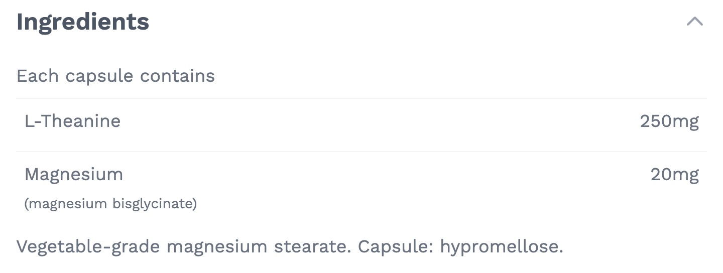 Cytomatrix Cyto Theanine