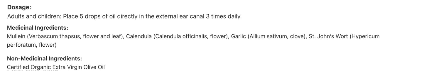 St. Francis Ear Oil