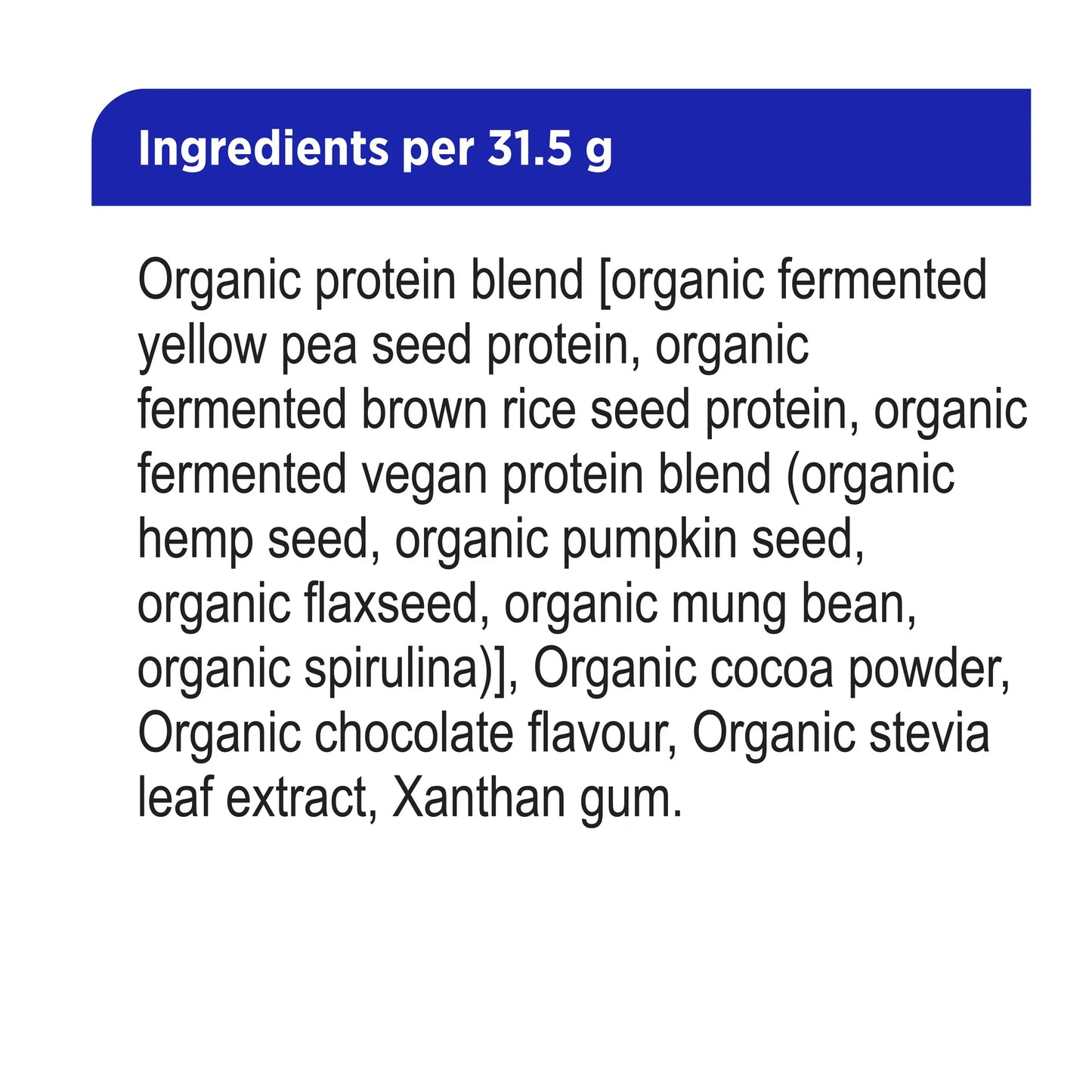 Genuine Health Vegan Protein Chocolate 600g