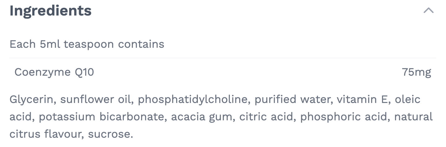 Cytomatrix Lipsomal CoQ10