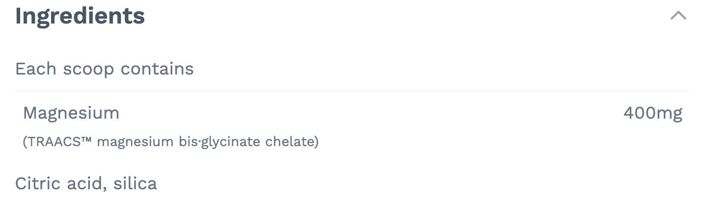 Cytomatrix Magnesium Bisglycinate Powder