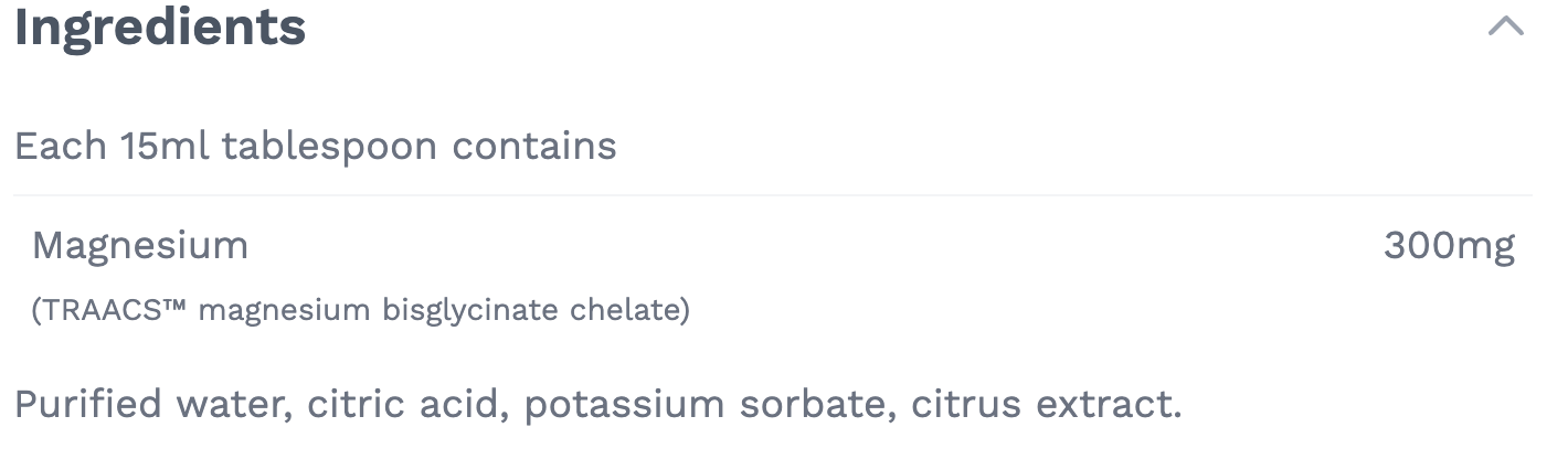 Cytomatrix Magnesium Bisglycinate Liquid