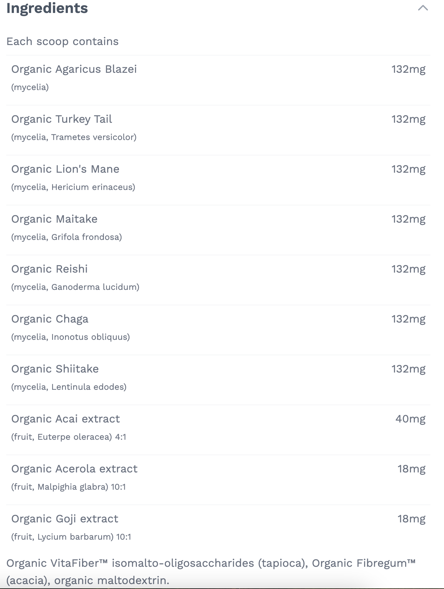 Cytomatrix Mushroom Matrix Powder