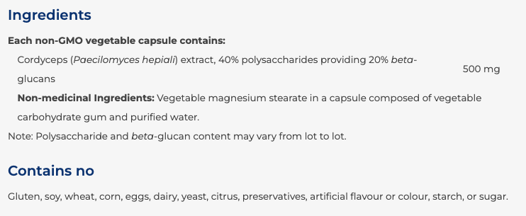 NFH Cordyceps SAP