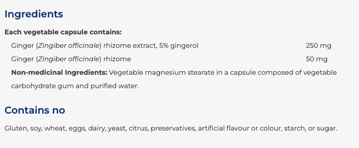 NFH Ginger SAP