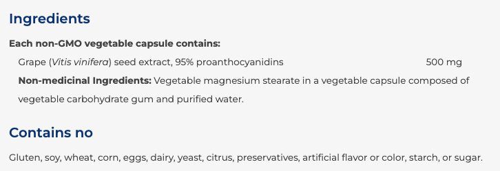 NFH Grape Seed SAP