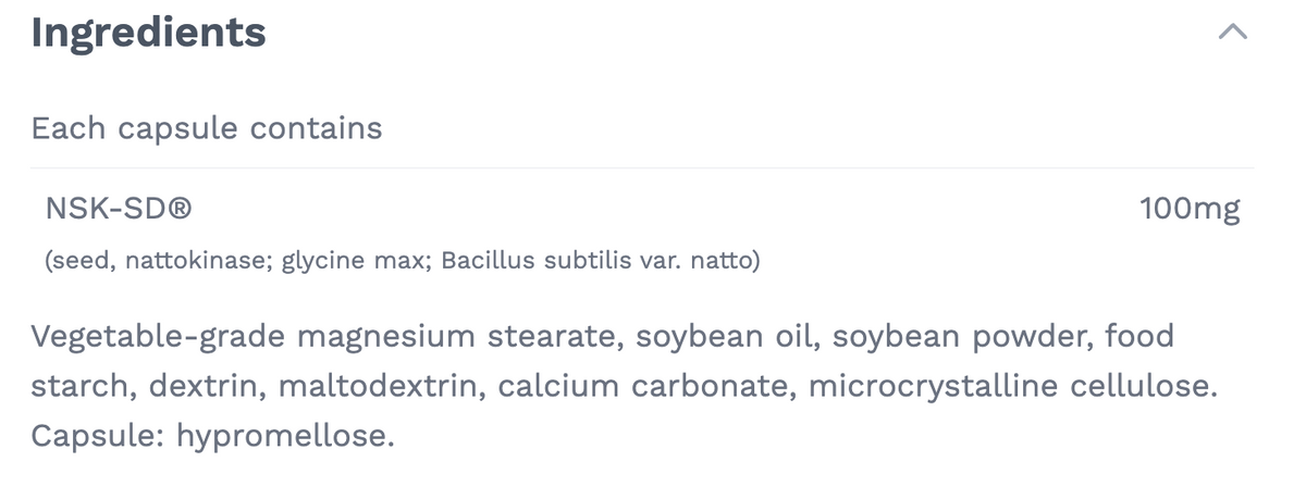 Cytomatrix Nattokinase