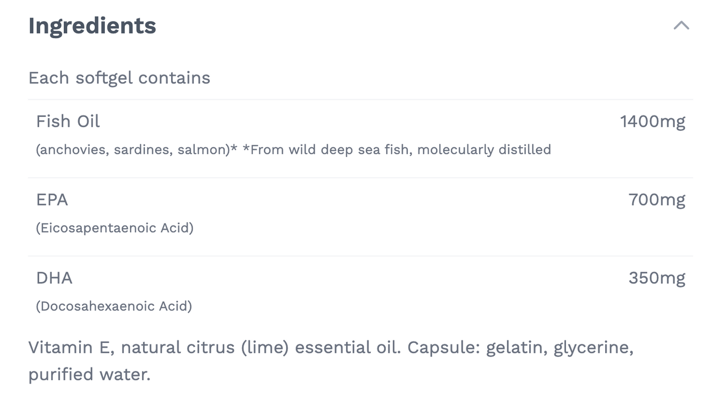 Cytomatrix Peak EPA Softgels 90