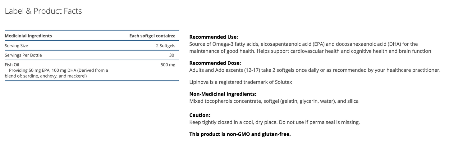 Metagenics SPM Active 60 Softgels