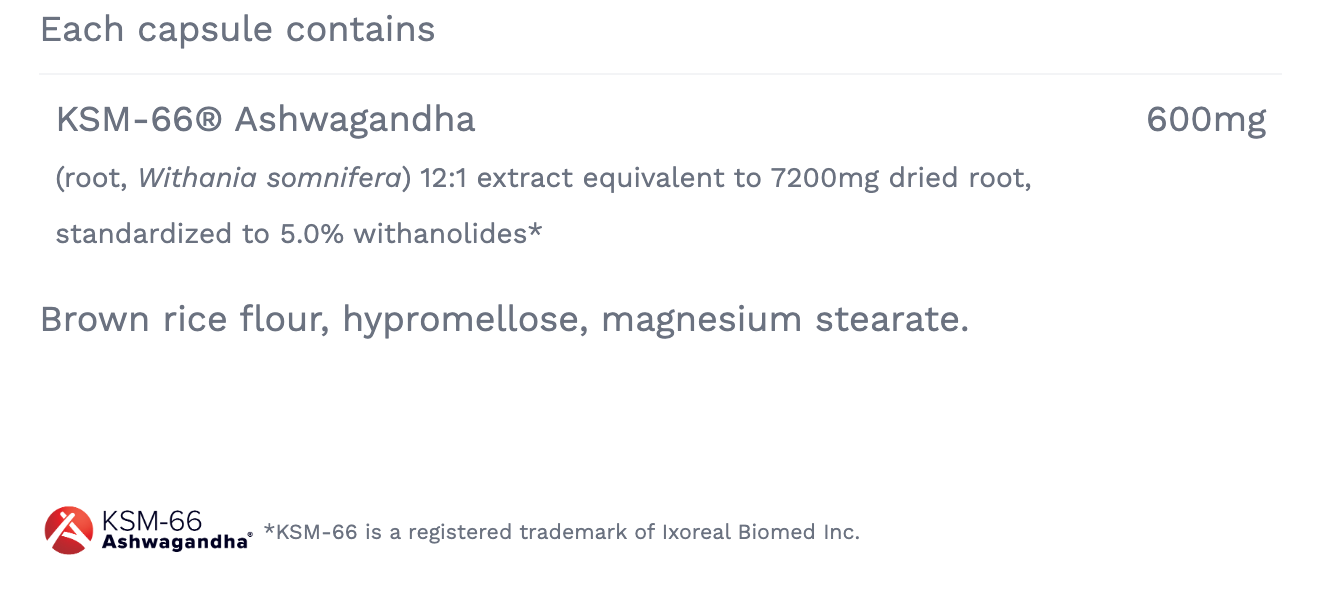 Cytomatrix Ashwagandha