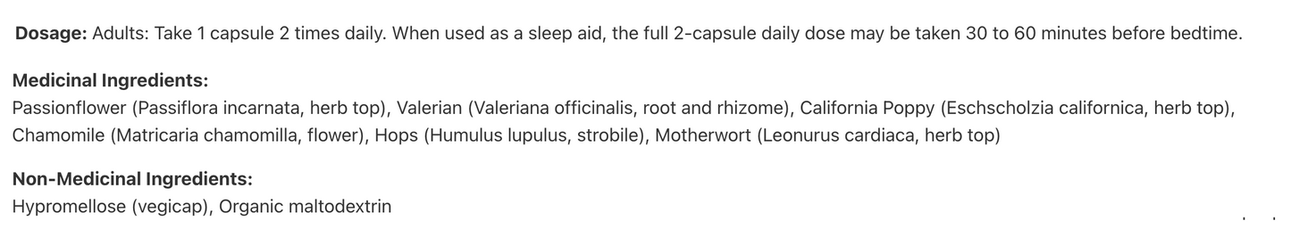 St Francis ValeriCalm Capsules