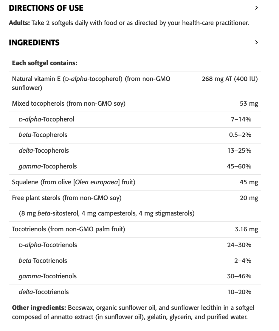 New Roots Vitamin E