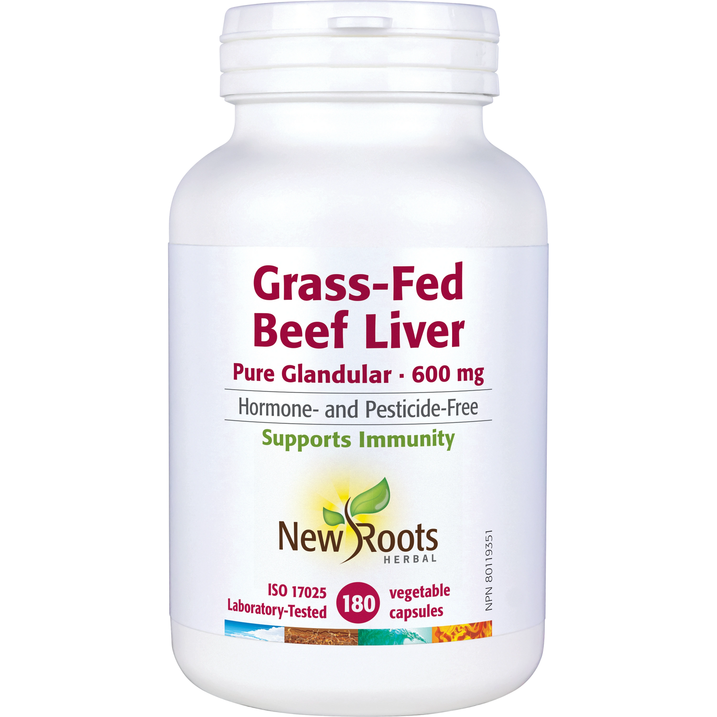 New Roots Grass Fed Beef Liver 180c