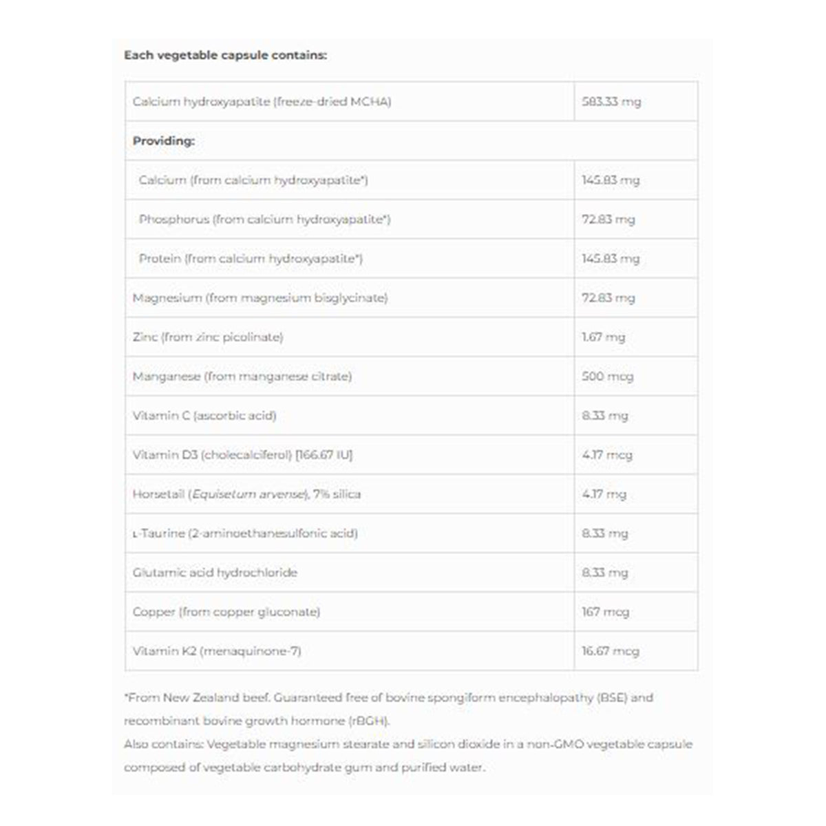 NFH Osteo SAP (Boron-free)