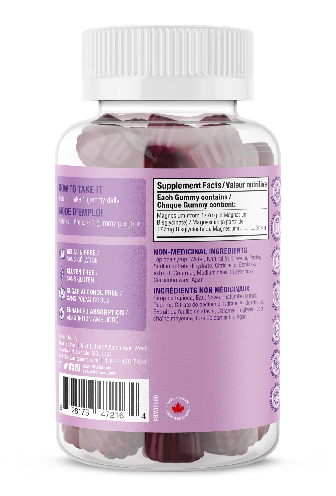 Suku Mega Magnesium Gummies