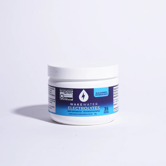 Wake Water Electrolytes Blue Raspberry Powder