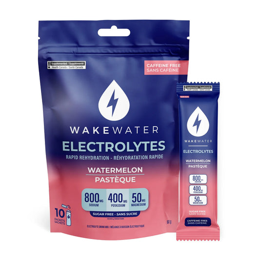 Wake Water Electrolytes Watermelon Bag of 10