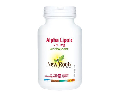 New Roots ALA Alpha Lipoic Acid 250mg