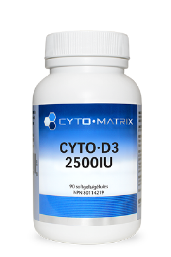 Cytomatrix Vitamin D3 Softgels 2500 IU