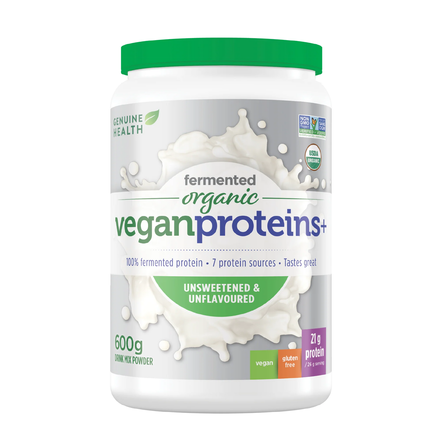 Genuine Health Vegan Protein Unflavoured 600g