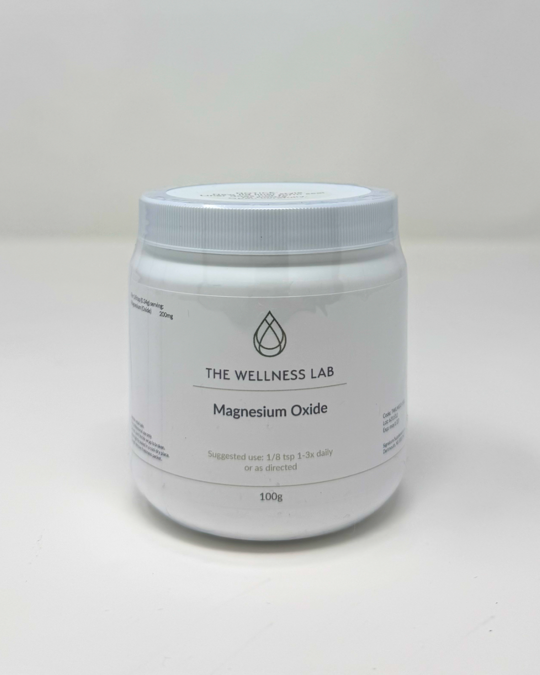 Madnesium Lab Magnesium Oxide Lab Magnesium Oxide Powder | Essential Mineral