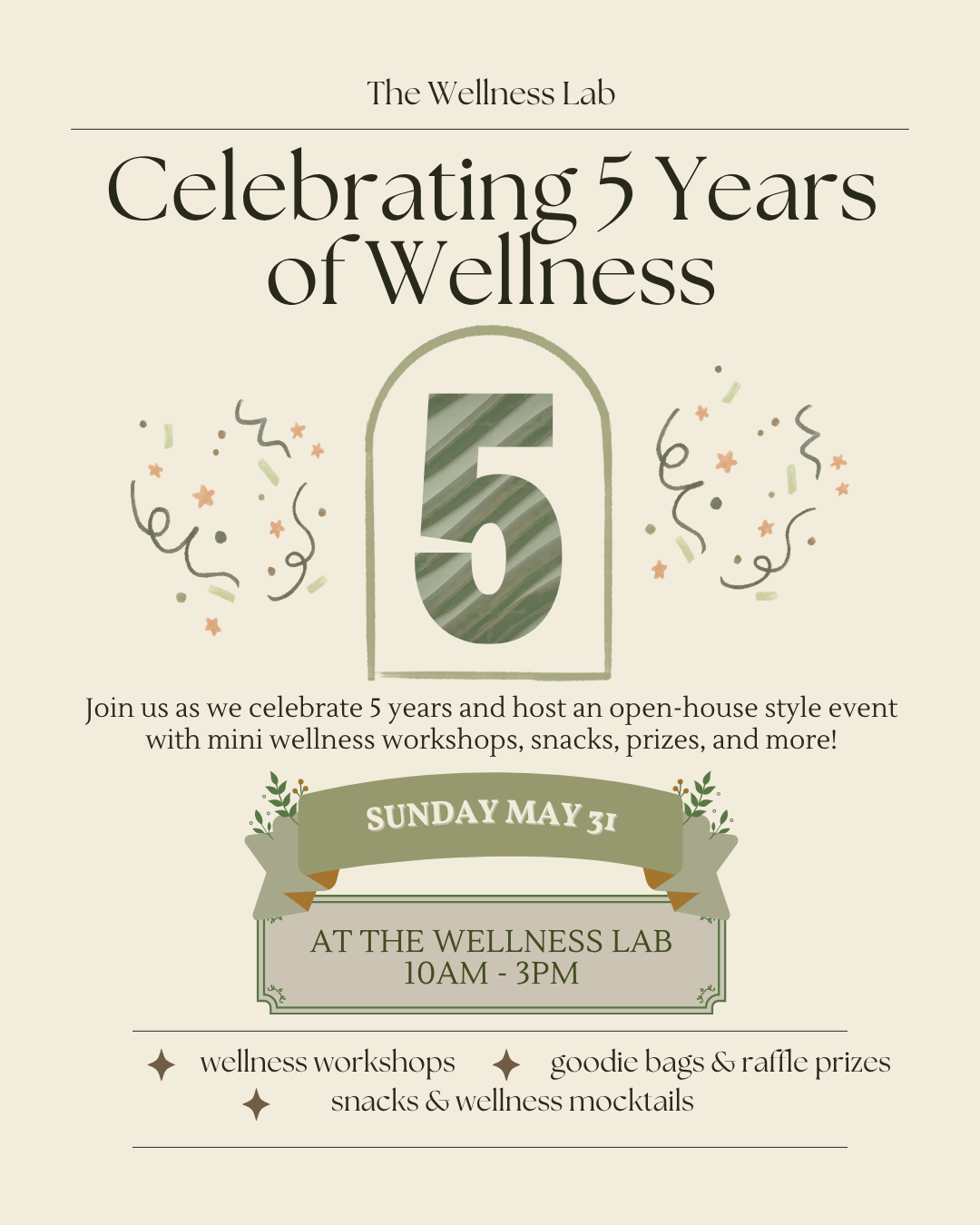 Celebrating 5 Years Of Wellness Open House Event