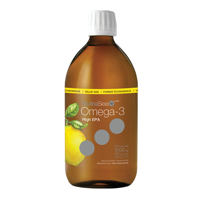 NutraSea Omega-3 Fish Oil Liquid High EPA 500ml