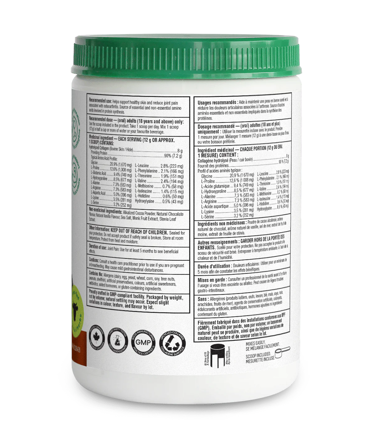 Organika Enhanced Collagen Protein - Chocolate