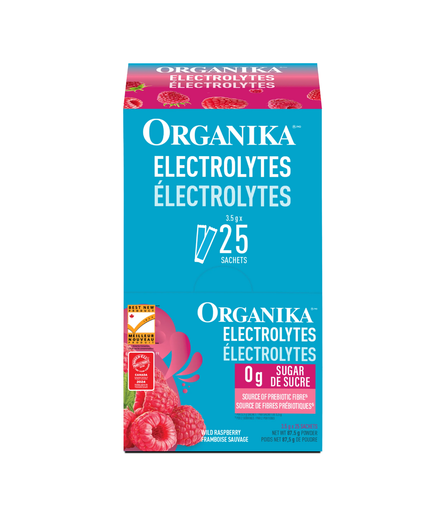 Organika Electrolytes Wild Raspberry - Single Sachet
